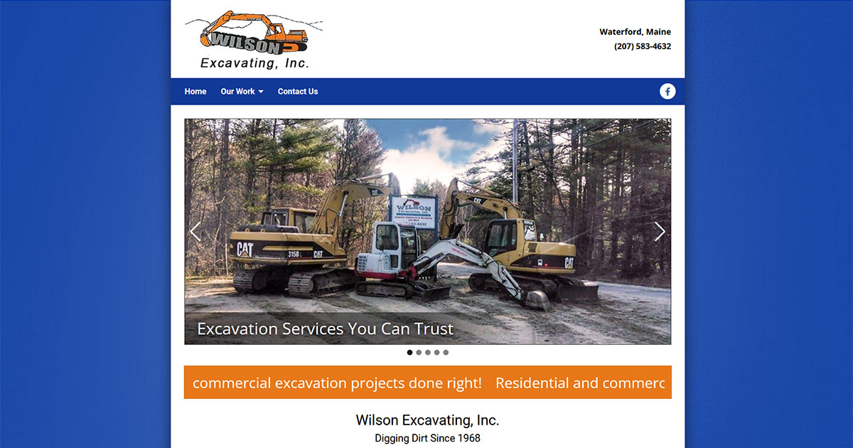 Wilson Excavating, Inc., Excavation Services, Septic Systems